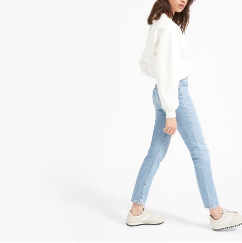 Everlane high waist cheeky ankle jeans